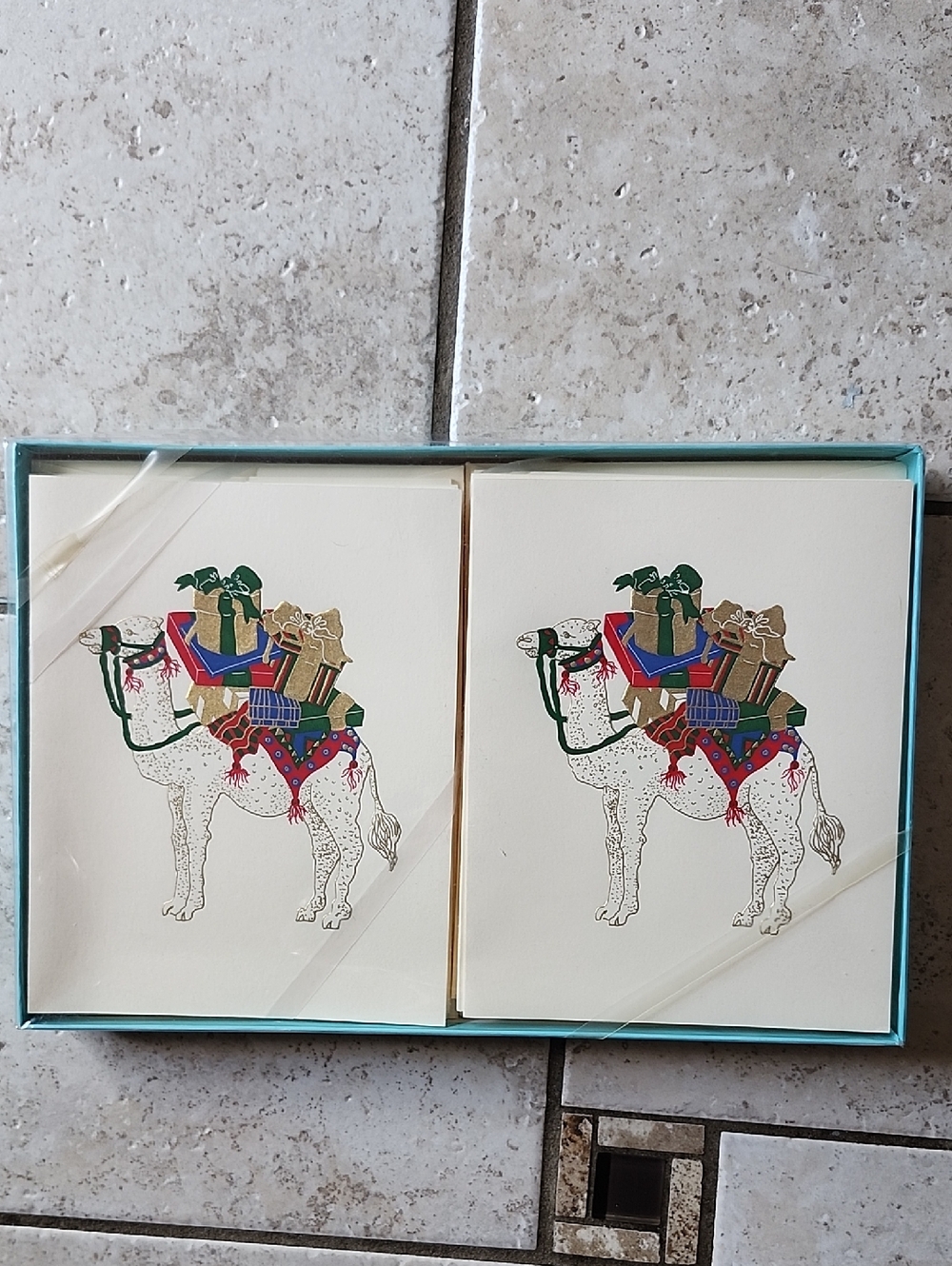 Vtg 1993 Katherine Barnwell For Tiffany & Co.  Christmas Cards In Case Set Of 25